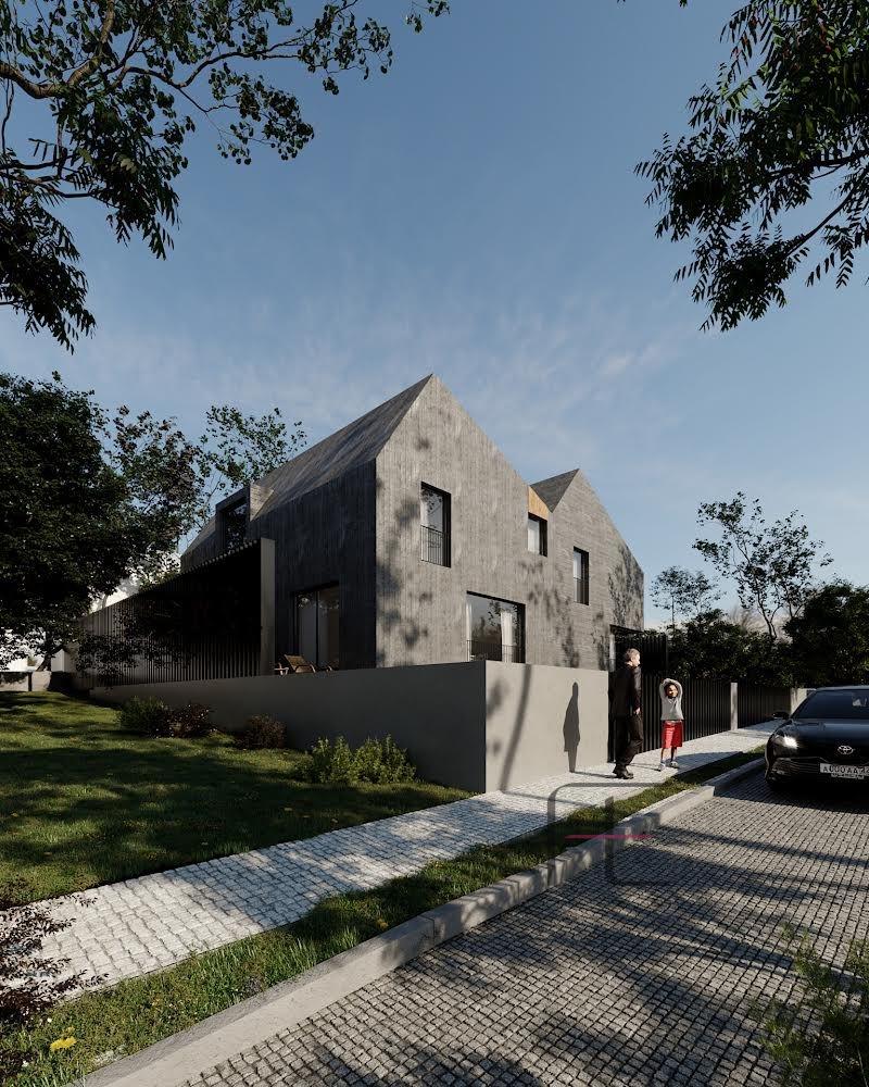 Moradia minimalista, T3+1, com piscina e jardim em Santa Maria da Feira