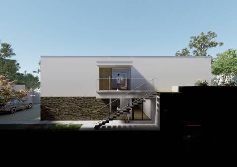 Lote de 433m² em Souto com Projeto Aprovado, Licença em Pagamento