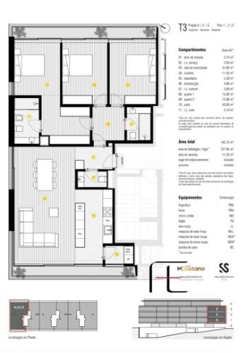 Apartamento T3 Venda em Canidelo,Vila Nova de Gaia