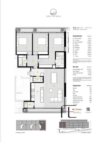 Apartamento T3 Venda em Canidelo,Vila Nova de Gaia
