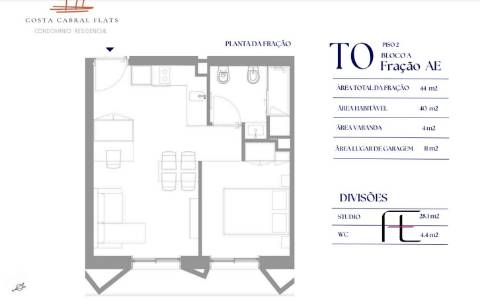 Apartamento T0 Venda em Campanhã,Porto