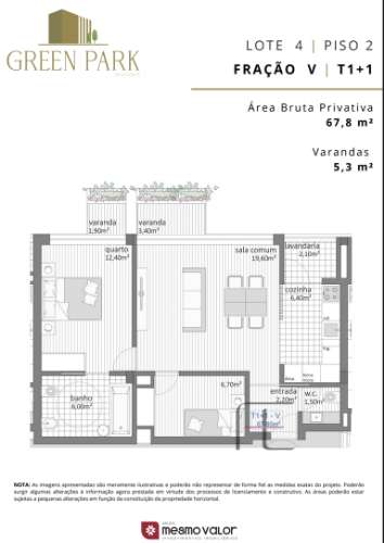 Apartamento T1 Venda em Custóias, Leça do Balio e Guifões,Matosinhos