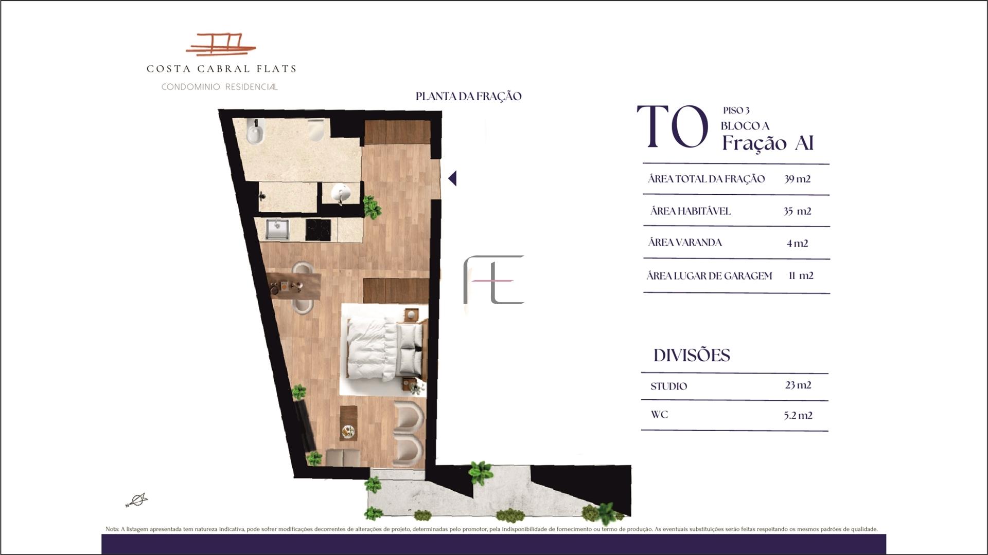 Apartamento T0 Venda em Paranhos,Porto