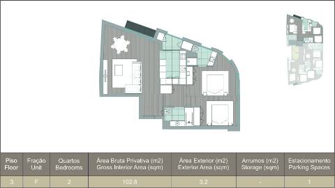 Apartamento T2 Venda em Mafamude e Vilar do Paraíso,Vila Nova de Gaia