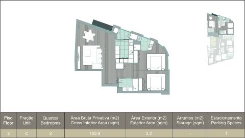 Apartamento T3 Venda em Mafamude e Vilar do Paraíso,Vila Nova de Gaia