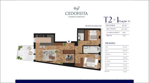 Apartamento T2+1 Venda em Cedofeita, Santo Ildefonso, Sé, Miragaia, São Nicolau e Vitória,Porto