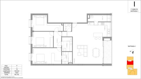 Apartamento T3 Venda em Cedofeita, Santo Ildefonso, Sé, Miragaia, São Nicolau e Vitória,Porto