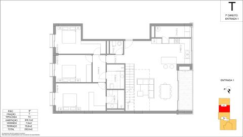 Apartamento T4 DUPLEX Venda em Cedofeita, Santo Ildefonso, Sé, Miragaia, São Nicolau e Vitória,Porto