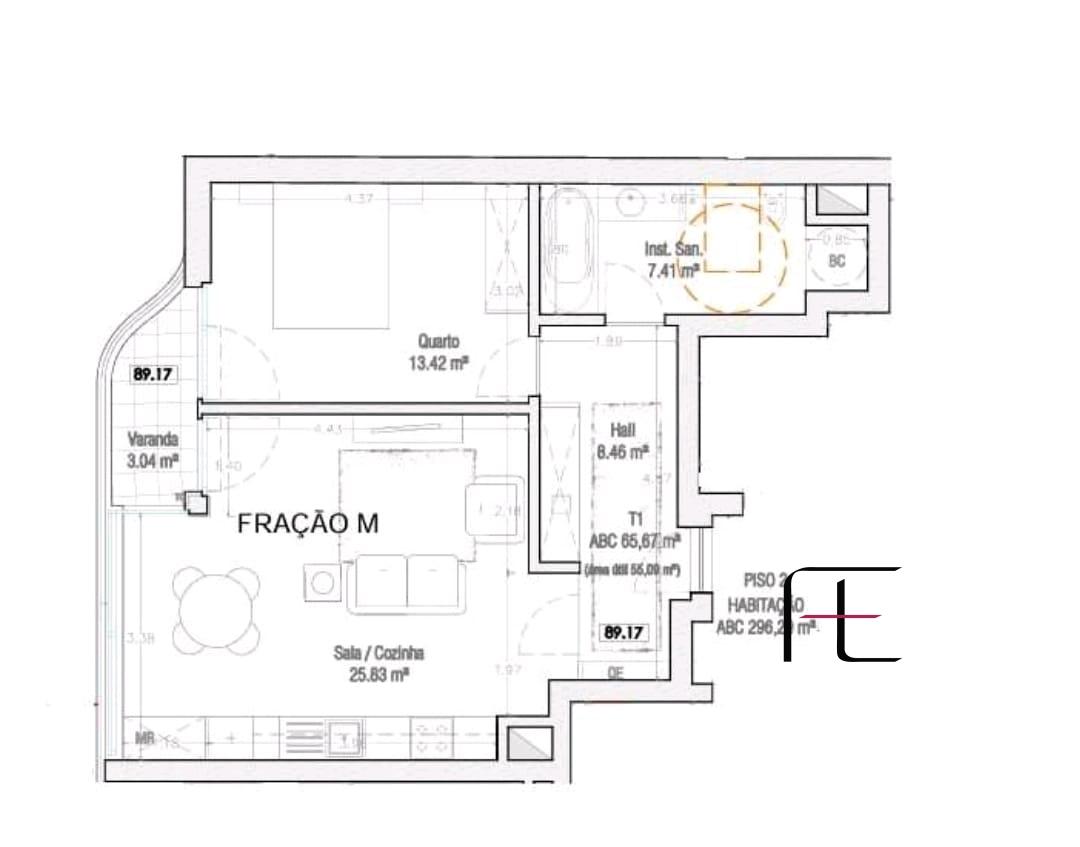 Apartamento T1 Venda em Canidelo,Vila Nova de Gaia