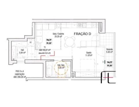 Apartamento T1 Venda em Canidelo,Vila Nova de Gaia