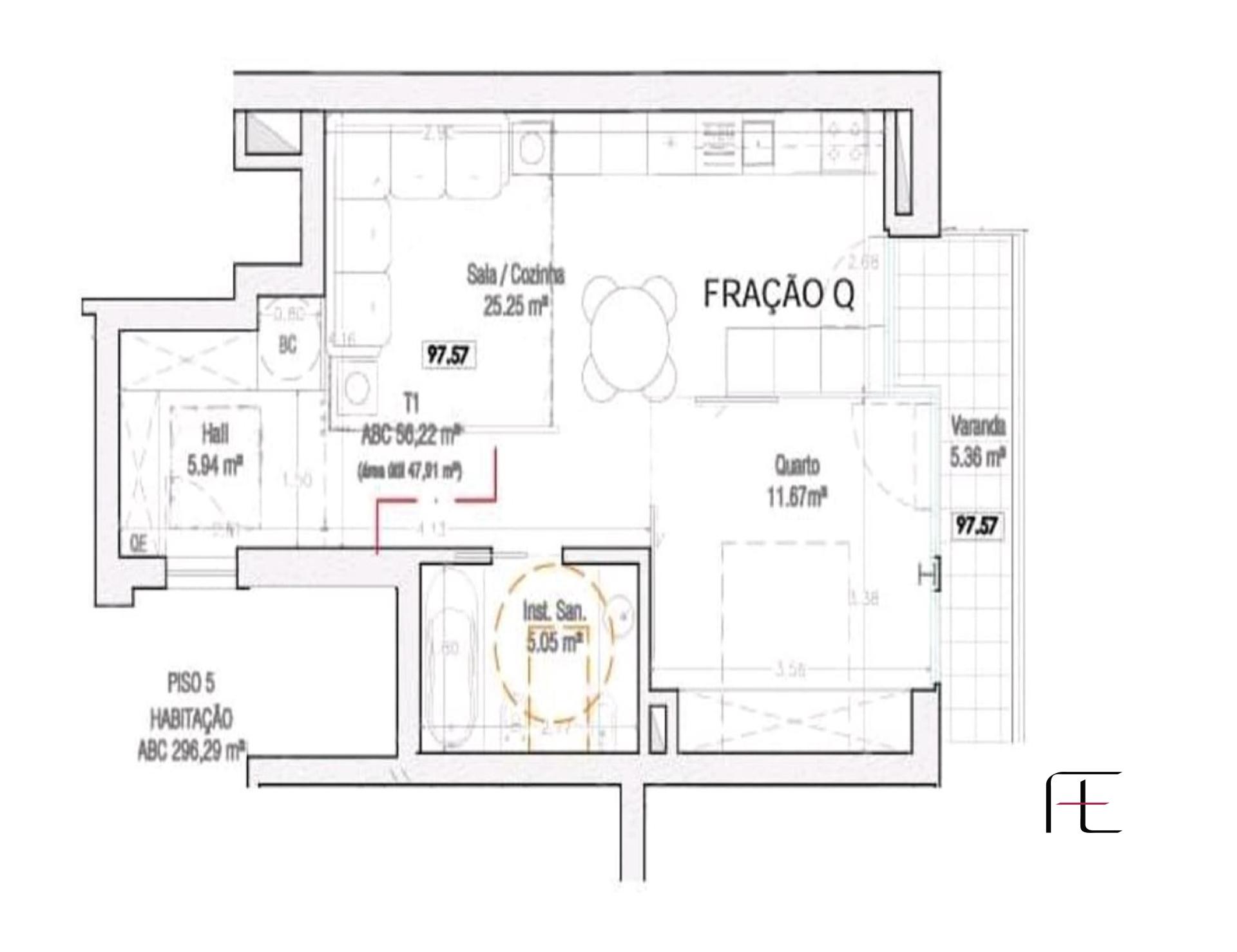 Apartamento T1 Venda em Canidelo,Vila Nova de Gaia