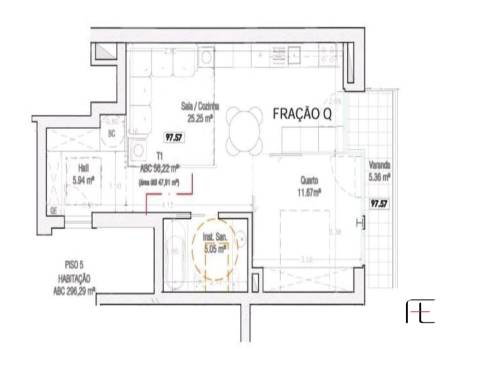 Apartamento T1 Venda em Canidelo,Vila Nova de Gaia