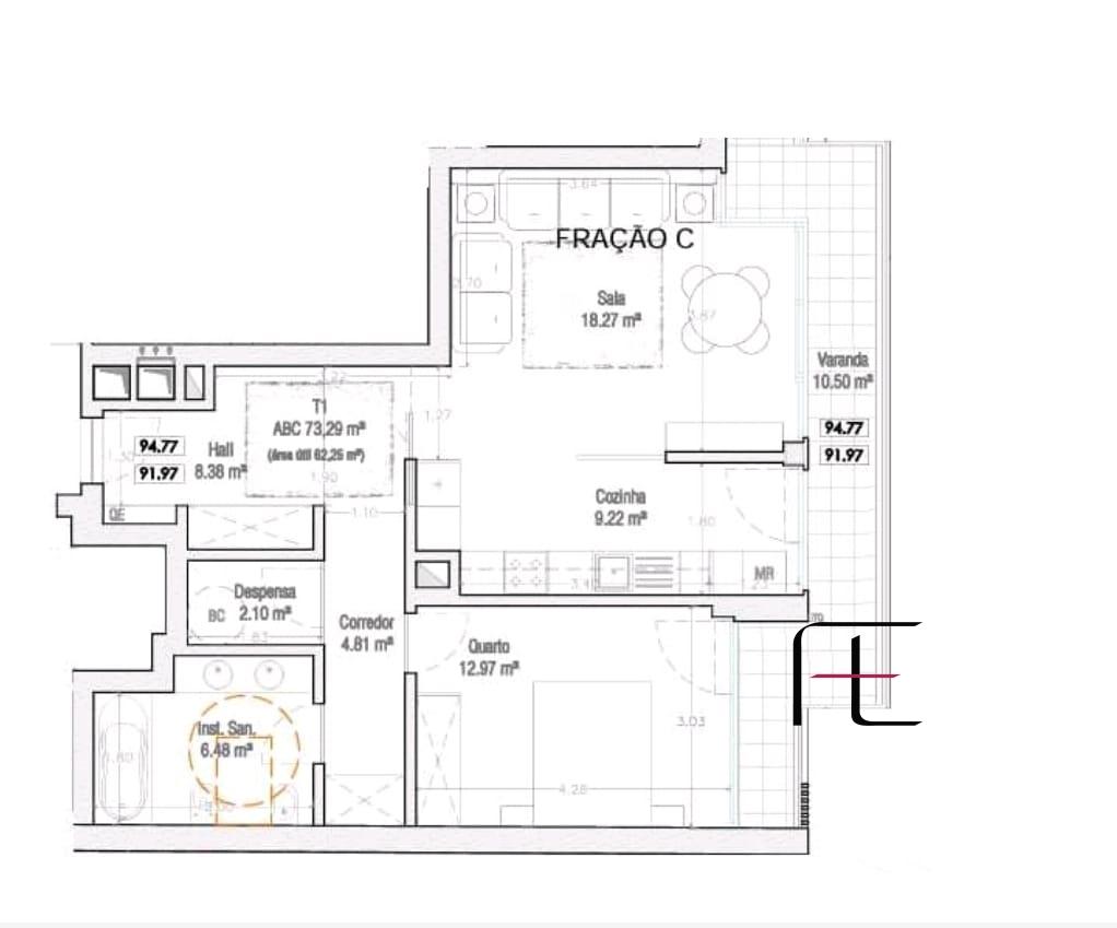 Apartamento T1 Venda em Canidelo,Vila Nova de Gaia