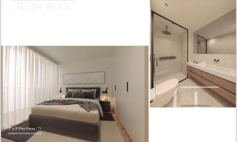 Apartamento T1 Venda em Braga (Maximinos, Sé e Cividade),Braga