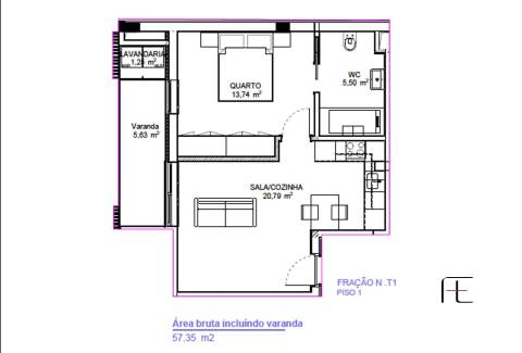 Apartamento T1 Venda em Campanhã,Porto