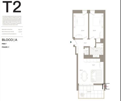 Apartamento T2 Venda em Santa Marinha e São Pedro da Afurada,Vila Nova de Gaia