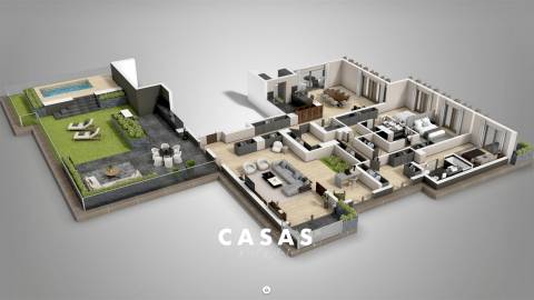 PENTHOUSE T3 COM TERRAÇO DE 211 M2 / PISCINA PRIVADA - DUBAY MADEIRA