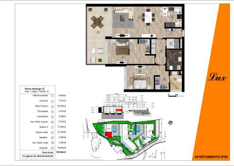 APARTAMENTO T2 DE LUXO C/VARANDA DE 19.20 m² NO CENTRO DO FUNCHAL