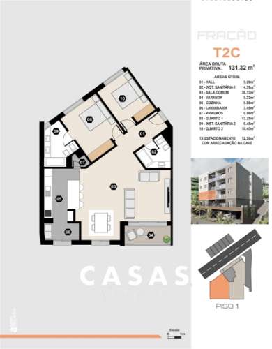 Apartamento T2 Venda em Câmara de Lobos,Câmara de Lobos