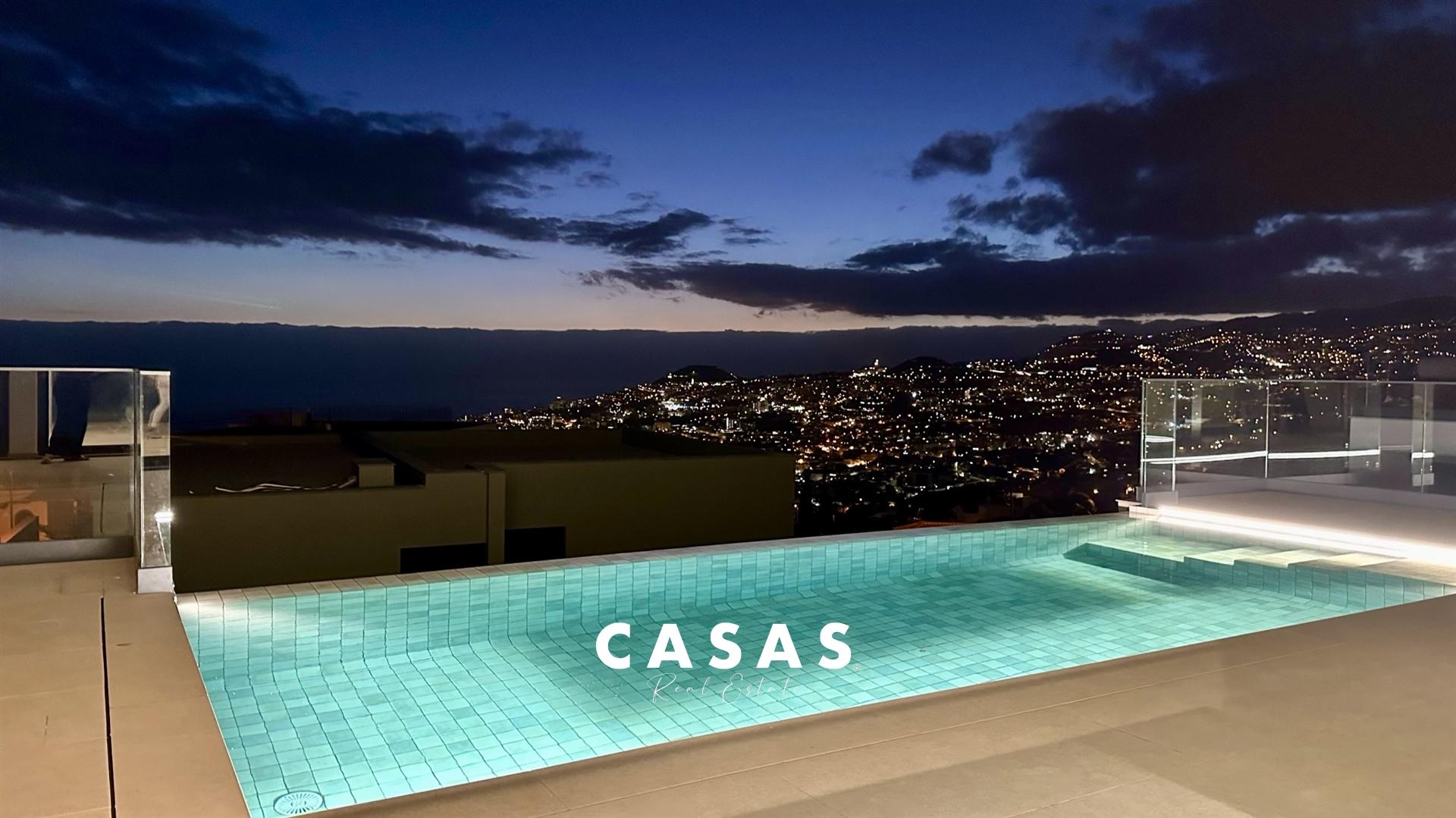 Moradia T3 com piscina e vista sobre o Funchal