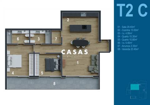 Apartamento T2 Venda em Funchal (Santa Maria Maior),Funchal