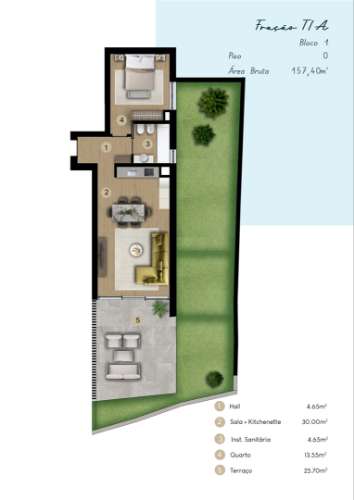 Apartamento T1 Venda em São Martinho,Funchal