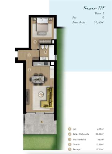 Apartamento T1 Venda em São Martinho,Funchal