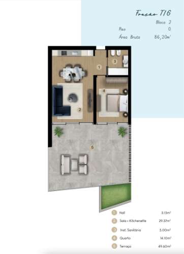 Apartamento T1 Venda em São Martinho,Funchal