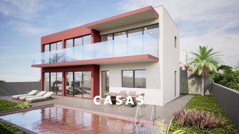 Lote de terreno com 870m2 e com projeto aprovado para construção de duas moradias na Ponta Do Pargo