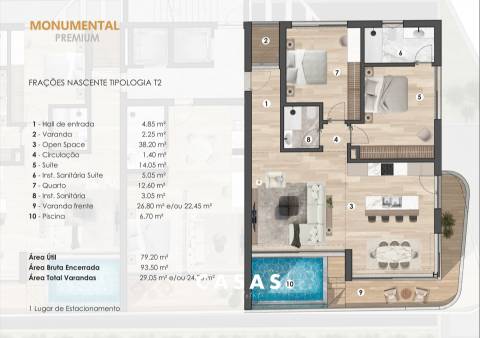 Apartamento T2 Venda em São Martinho,Funchal