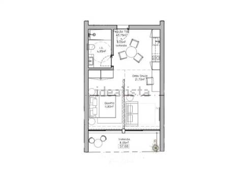 Apartamento T1 Venda em São Martinho,Funchal