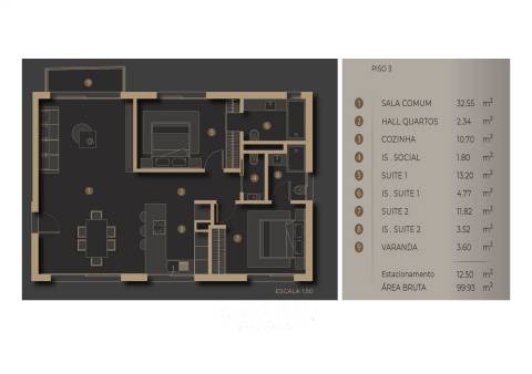 Apartamento T2 Venda em São Martinho,Funchal