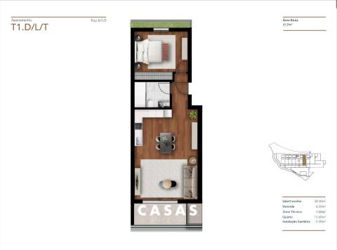Apartamento T1 Venda em Funchal (Santa Luzia),Funchal