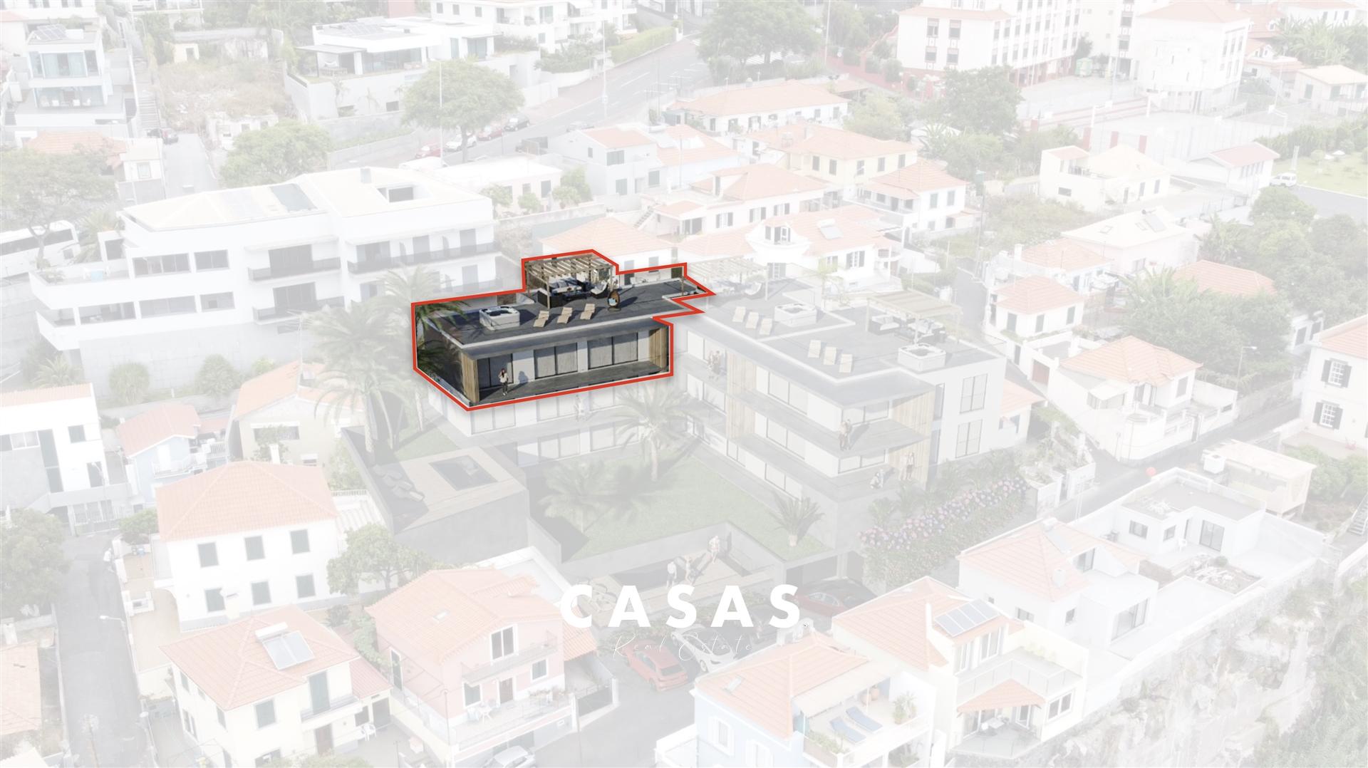 Apartamento T2 com terraço privado em Novo Empreendimento no Funchal