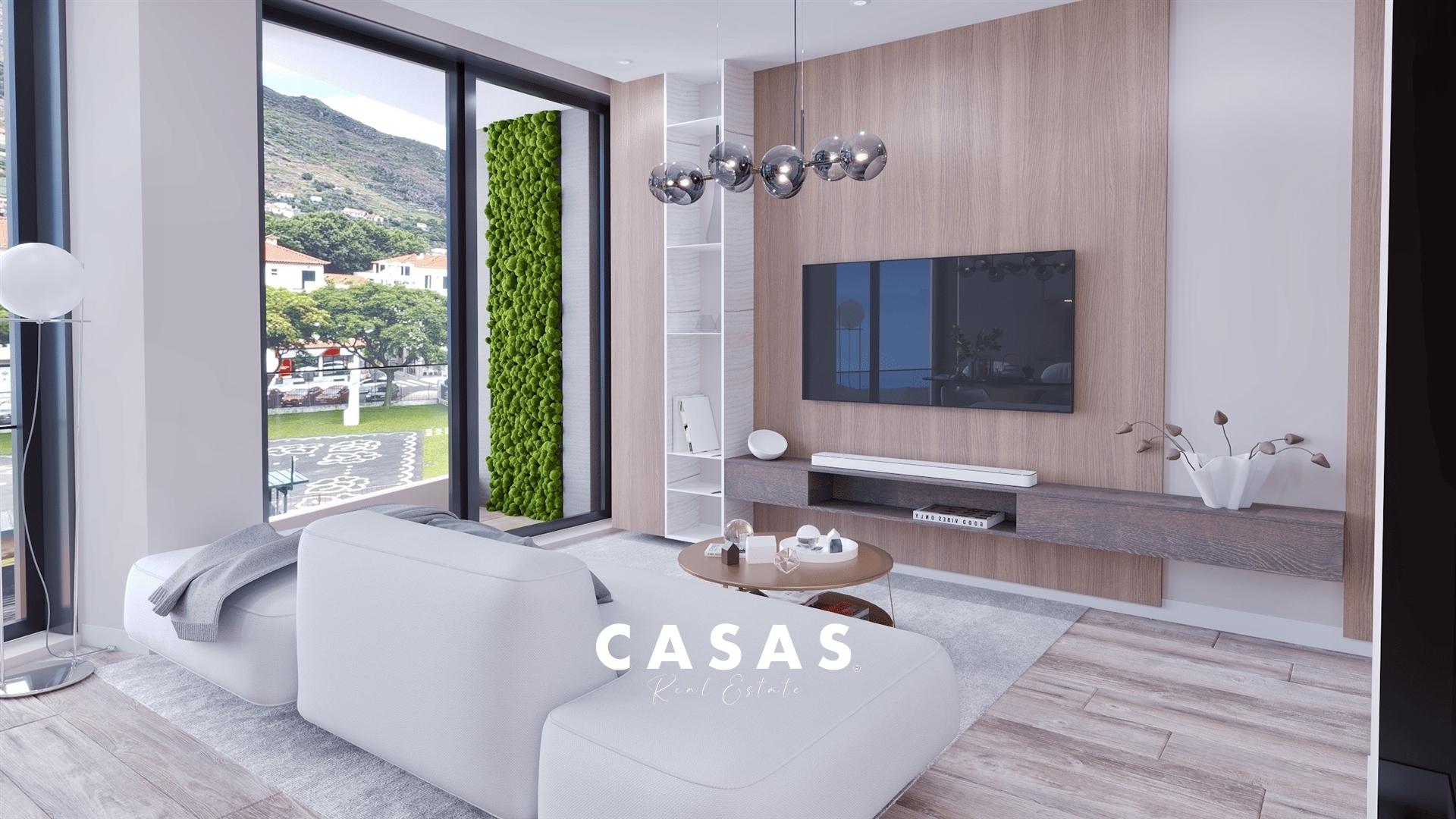 Apartamento T0 com logradouro de 17.50 m² em Machico.