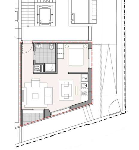 Apartamento T0 com 55 m² em Machico.