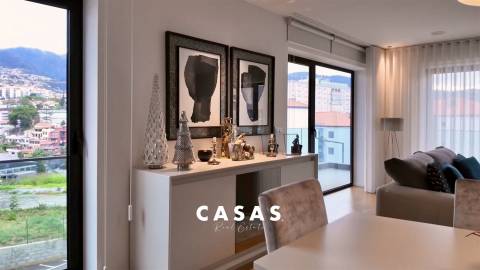 Apartamento T2 com terraço privado em Novo Empreendimento no Funchal