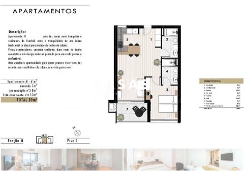 Apartamento T1 Venda em Funchal (Santa Maria Maior),Funchal