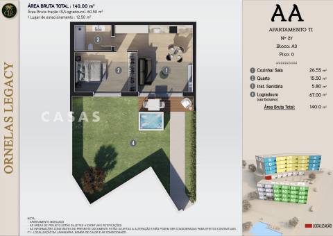 Apartamento T1 Venda em Estreito da Calheta,Calheta (Madeira)