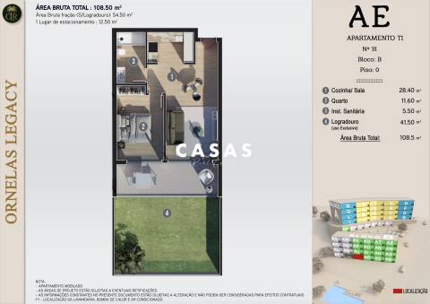 Apartamento T1 Venda em Estreito da Calheta,Calheta (Madeira)