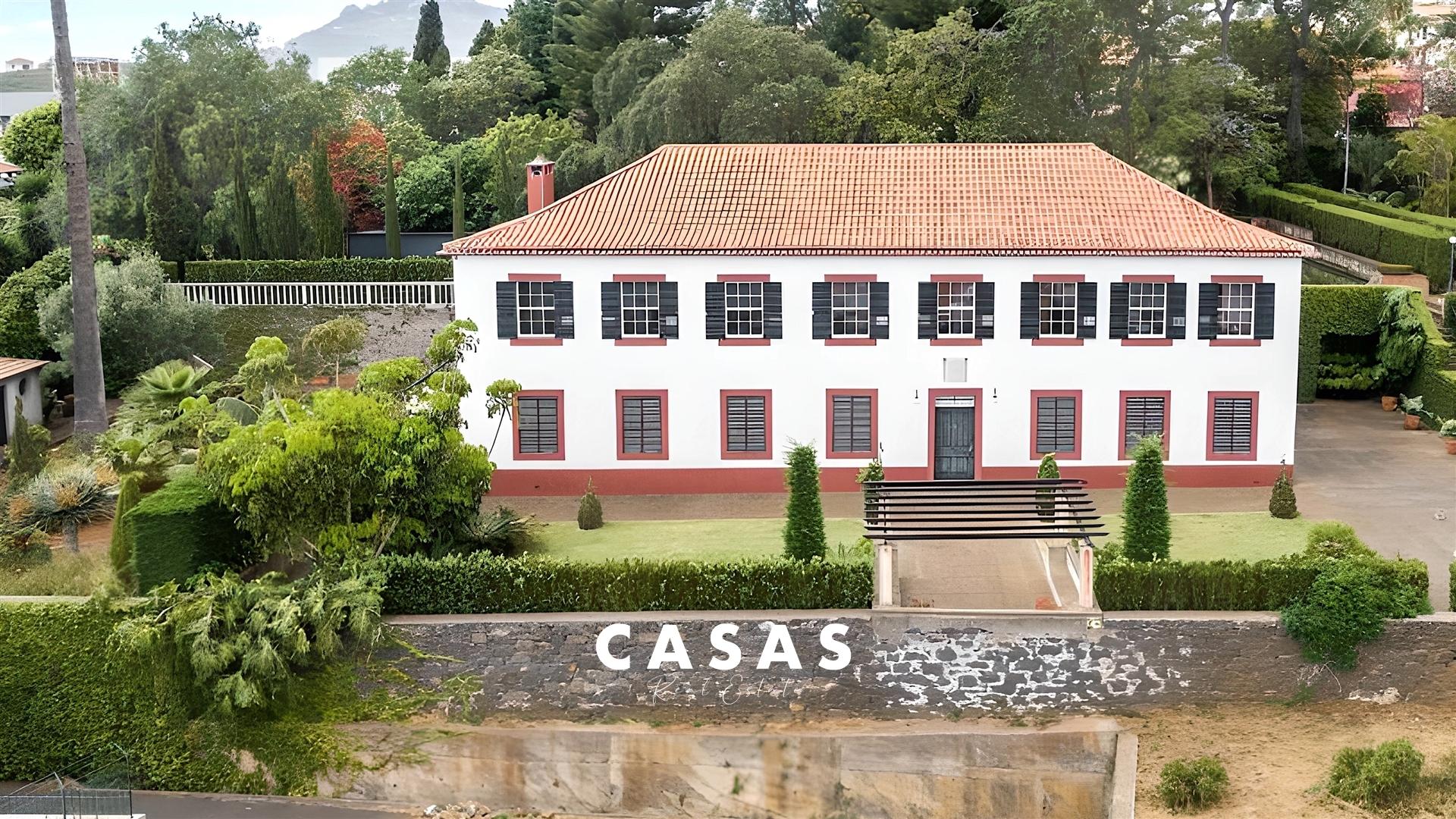 Quinta do Esmeraldo – Um Tesouro Histórico à Venda no Coração do Funchal