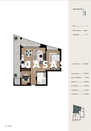 Apartamento T1+1 Venda em Madalena do Mar,Ponta do Sol