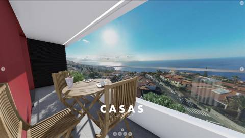 APARTAMENTO T1 Último Andar C/ Terraço de 114.20 m² no Garajau
