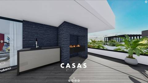 APARTAMENTO T1 Último Andar C/ Terraço de 114.20 m² no Garajau