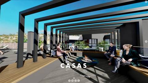 APARTAMENTO T1 Último Andar C/ Terraço de 114.20 m² no Garajau