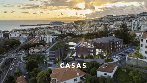APARTAMENTO T2 DE LUXO C/PISCINA E JARDIM PRIVADO NO CENTRO DO FUNCHAL