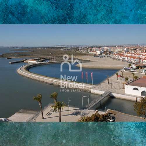 T2 com parqueamento, elevador, novo, vista rio no Montijo – com isenção de IMT.