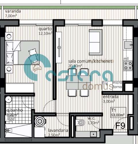 Apartamento T1 Venda em Matosinhos e Leça da Palmeira,Matosinhos