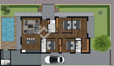 Moradia Isolada T4 com piscina - Azeitão