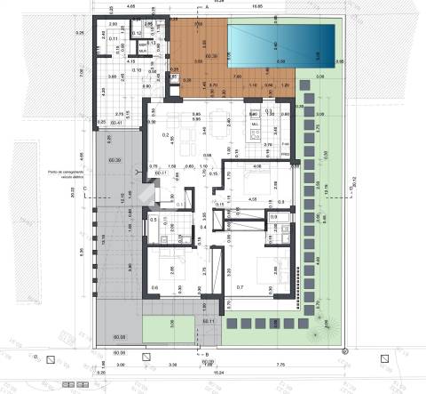 Moradia Térrea T3 com piscina - Pinhal do General